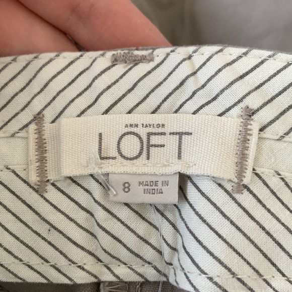 LOFT Light Brown 100% Cotton 4” Inseam Shorts Size 8 New With Tag - Picture 15 of 16